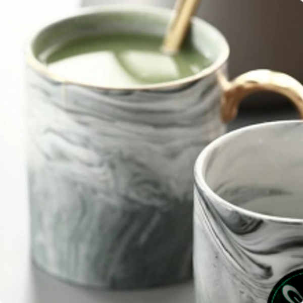 happygreens-marmorierte Tasse
